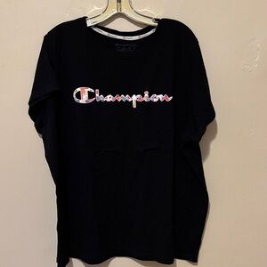 Champion Black Long Sleeve Tee